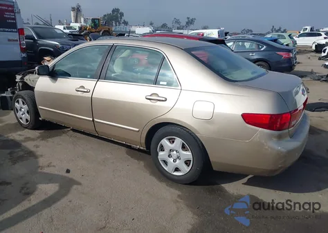 2005 Honda Accord 2.4 Lx z USA, uszkodzony, nr VIN 1HGCM564X5A108962